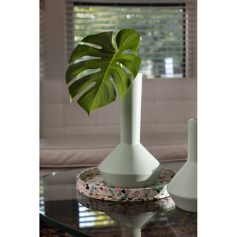 Bohdan Handmade Ceramic Table Vase, 11.75" H x 7" W x 7" D