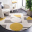 Felipe Handmade Wool Gray/Gold Rug-70742875