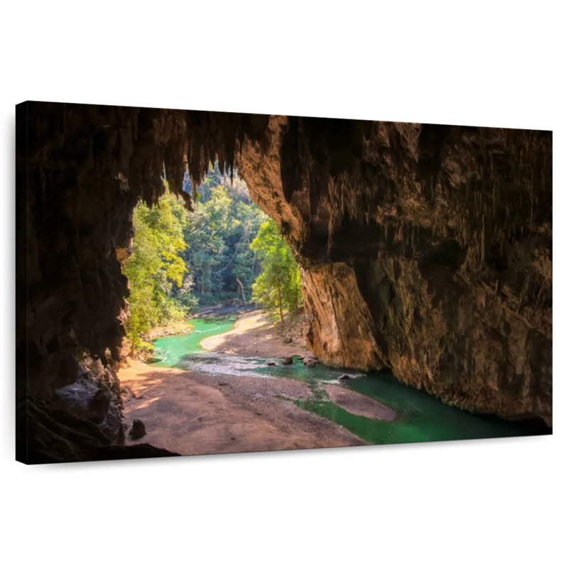 Alvord Inside Tham Lod Cave, 34" H x 51" W