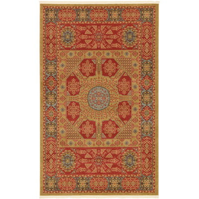 Tapis oriental rouge Ophelia