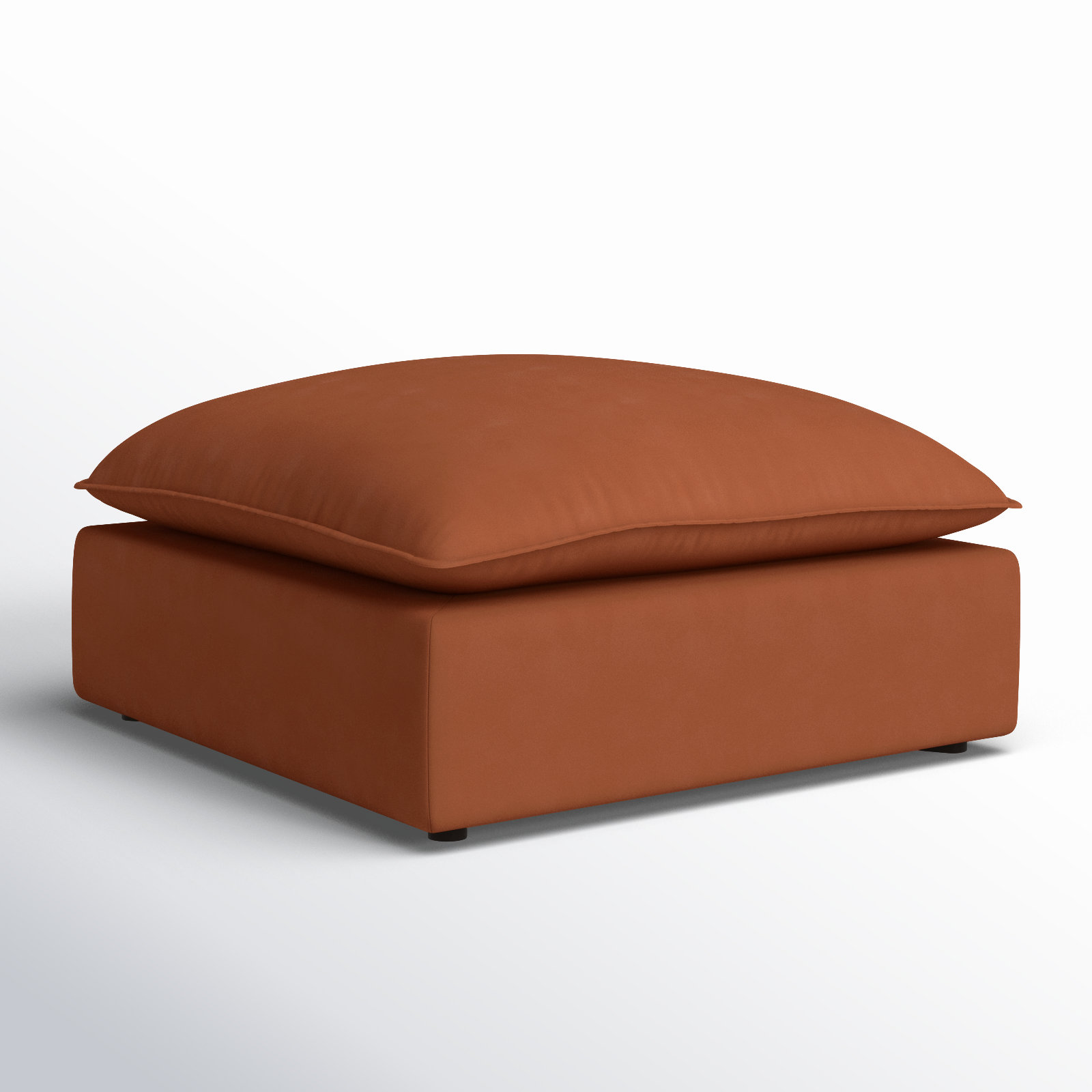 Ellaria 40" Ottoman, Rust