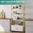 Arched Bookshelf, Bookcase With Doors Storage-1152351588