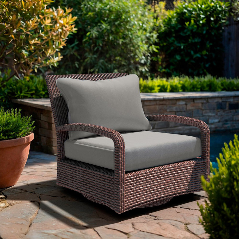 Deep Seat Cushion, 24" X 48" X 5.5", Premium Memory Foam Core With Rolled Front & Boxed Edge Seat, Sunbrella Fabric, Patio Cushions For Outdoor Sofas & Loveseats