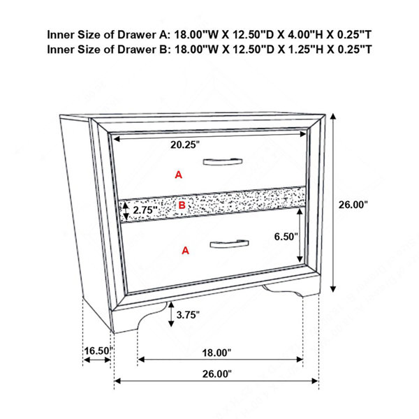 Dimensions du produit