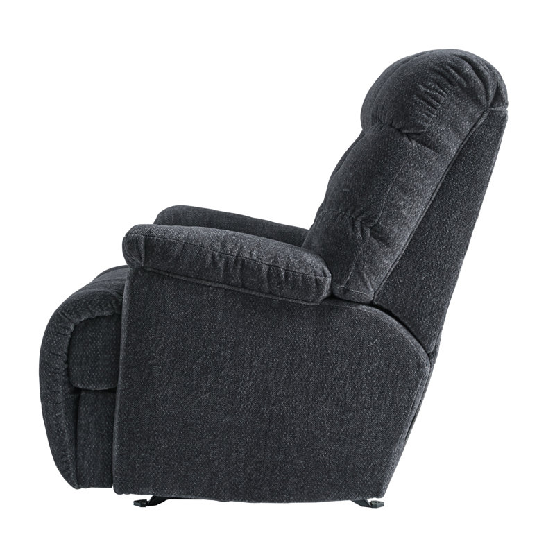 Taupe Polyester Blend Oversized Rocker Recliner