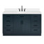 Meuble-lavabo simple en bois massif Tidworth avec plateau en quartz blanc de 1,5 po-1171835466-1205209738