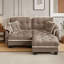 Causeuse avec repose-pieds mobile et quatre coussins-370117698