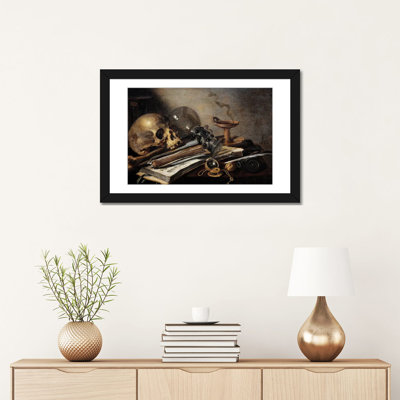 Still Life, Vanite, 1656 - Wall Art Print - Framed Fine Art Paper