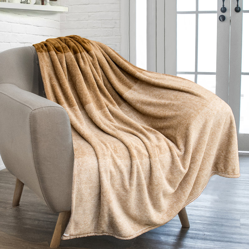 Hand Woven Throw Blanket, 50" x 60", Charcoal