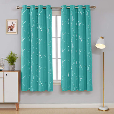 Kellda Thermal Room Darkening Polyester Curtain Panels