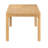 Zoya 60'' Long Modern Rectangular Dining Table with Parquet-Style Top, Rounded Corners & Curved Leg Details for Dining Room & Kitchen-137008580