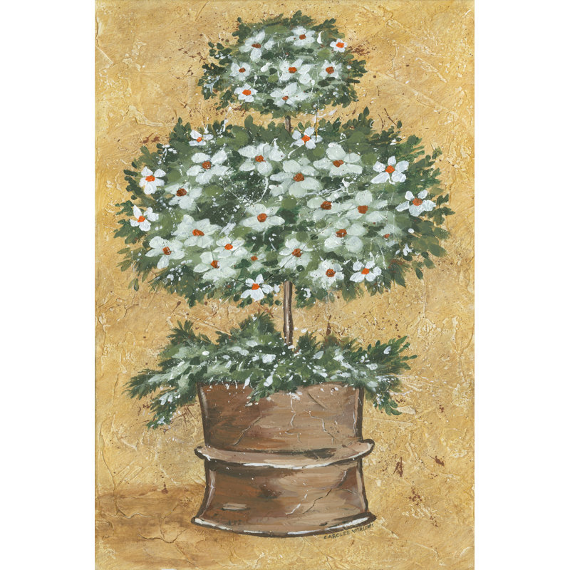 Weathered Topiaries I - Wrapped Canvas Painting, 46cm H x 30cm W x 3.8cm D