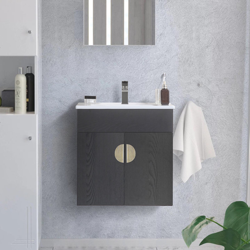 Kadera 20'' Single Bathroom Vanity with Ceramic Top