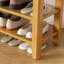 Banc de rangement pour chaussures en bois massif à finition naturelle-1960485485-1960485487