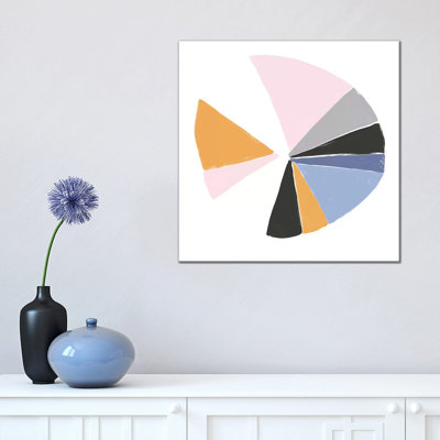 Color Wheel III by June Erica Vess - Wrapped Canvas Painting