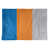 Bleu / orange / argent