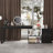 Makeup Vanity Table With Extendable Side Cabinet