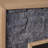 Gorkem Criss-Cross Electric Fireplace w/ Faux Stone Surround