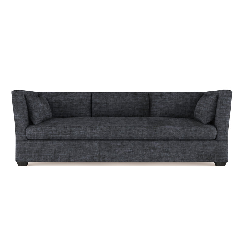 Sofa, Linen Graphite, 31" H x 108" W x 37" D