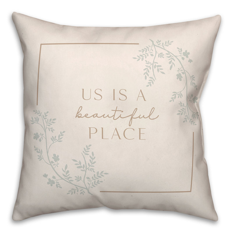 Coussin intérieur / extérieur Us Is A Beautiful Place