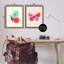 «Inspiring Butterfly Sentiments», ensemble de 2 toiles flottantes encadrées par Jessica Beck-549084242-549084243