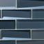 Remington 3D Bricks Bronze Glass Mosaic Tile-700849759
