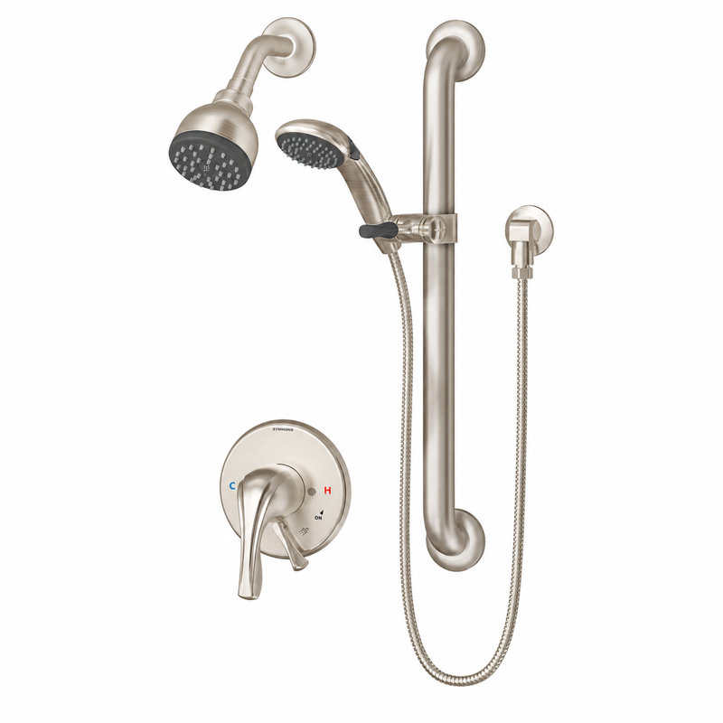 Origins 1-Spray Shower Trim with Hand Shower, Satin Nickel