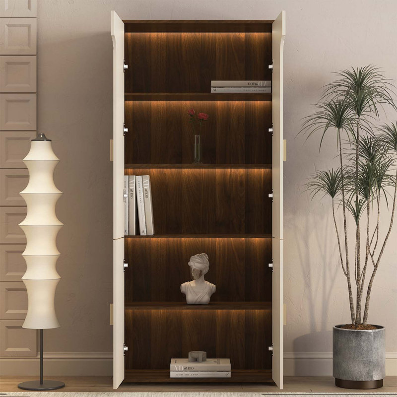 Grande vitrine avec lumières DEL