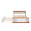 Lit plateforme double avec lit gigogne-427107570