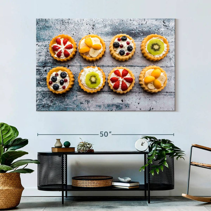 Yarlin Fruit Tarts, 34" H x 51" W