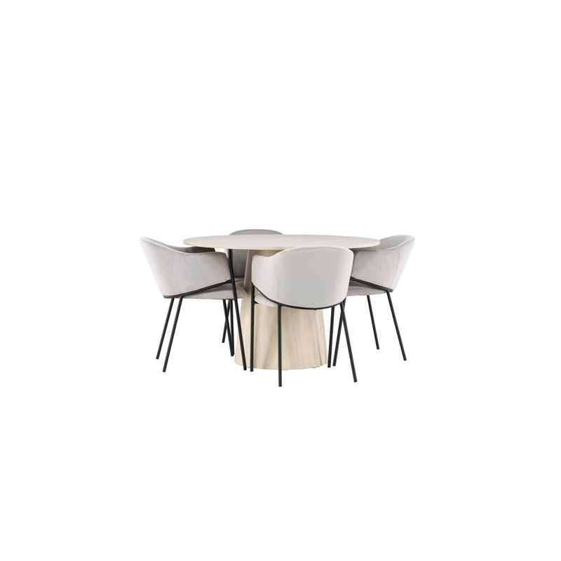 Donald 4 - Person Dining Set