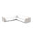 Pixel 119.25" Wide Outdoor U-Shaped Patio Sectional with Cushions-102743568-102743577