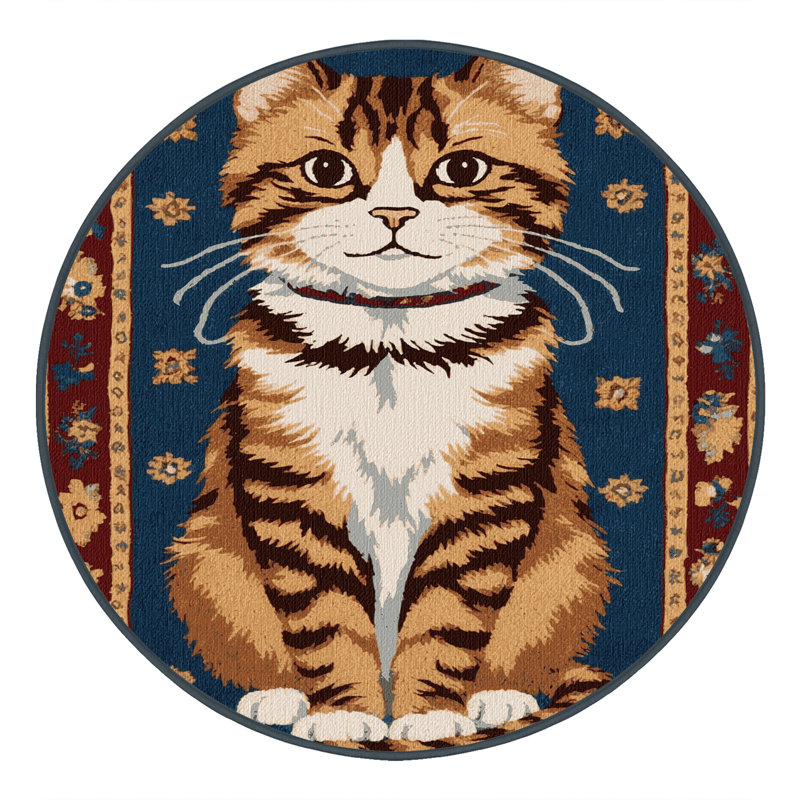  Tapis lavable Kinkalow, Rond 8 pi