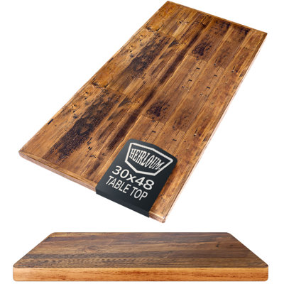 Heritage Farmhouse Reclaimed Wood Table Top