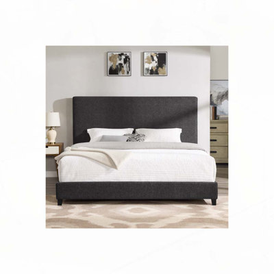 Lit plateforme tapissier Boucle