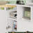 Lateral File Cabinets with Lock , File Cabinet with Charging Station for Home Office, Wooden Rolling Printer Stand with Shelves, White
