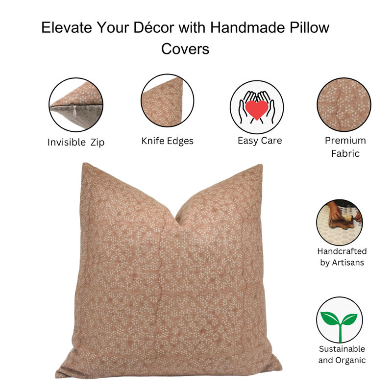 Linen Square Indoor/Outdoor Pillow Cover, 16" x 16"
