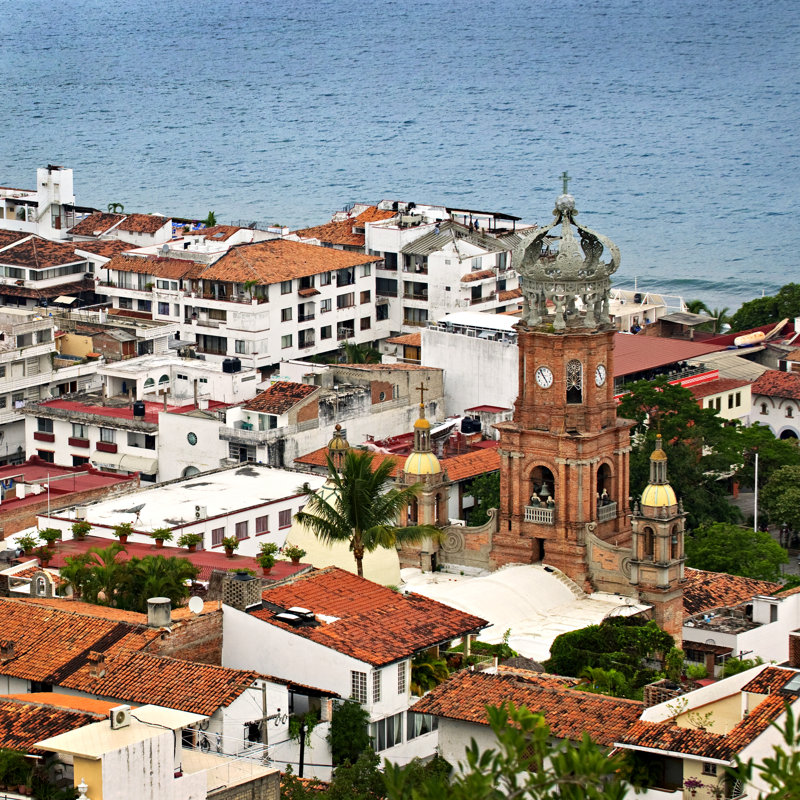 Cheaton Puerto Vallarta, Mexique par Elenathewise, H 20 po x l 20 po