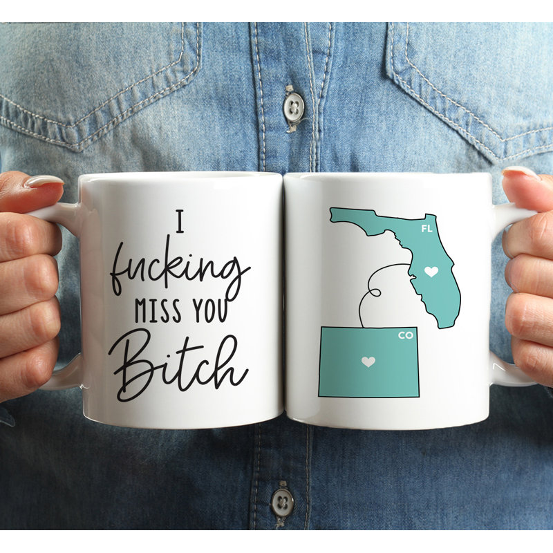 Ceramic Coffee Mug, Florida And Colorado