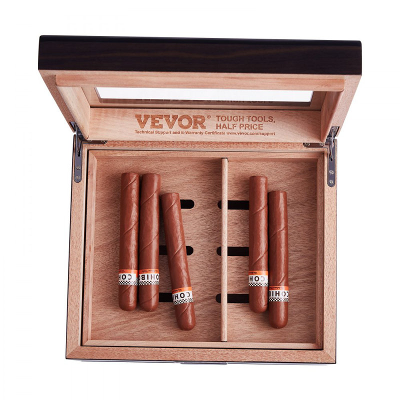 Humidificateur, hygromètre et tiroir 50 cigares