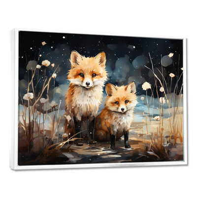Printemps mignon, «Fox s Gaze I», reproduction d'art sur toile