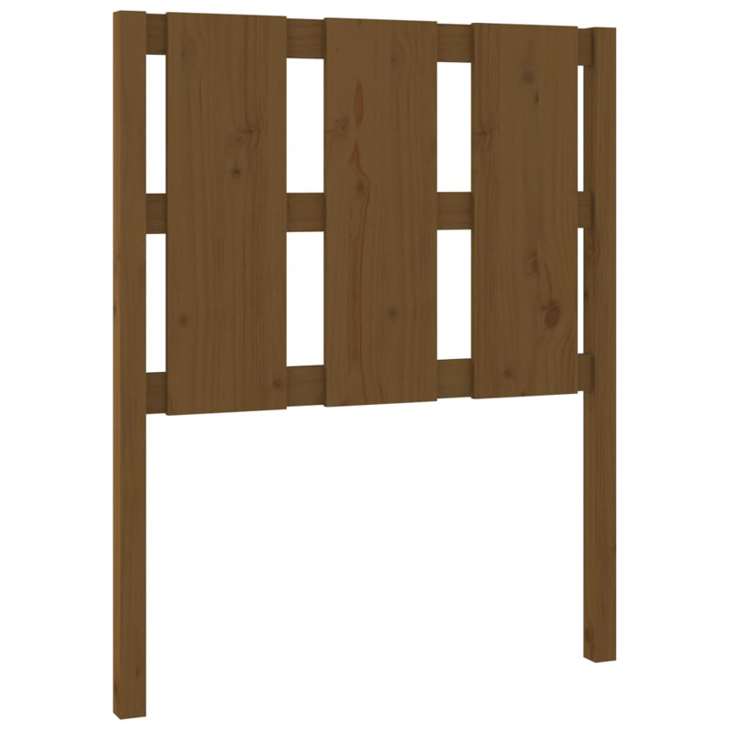 Jasara Solid Wood Headboard, 80.5 x 100 cm, Honey Brown