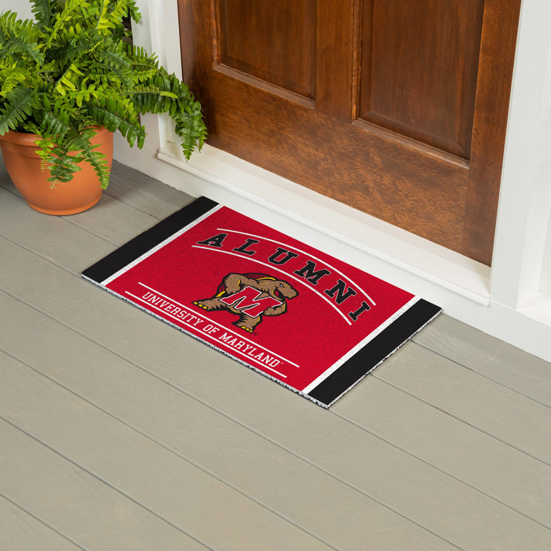 Tapis en PVC de l'Université du Maryland, 28 po x 16 po