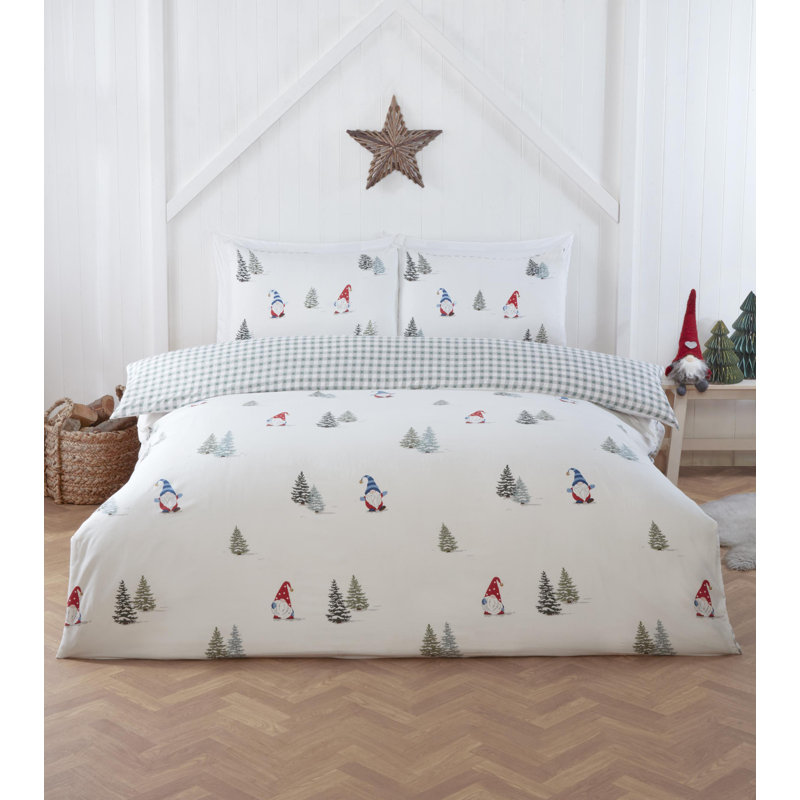 Anastatia Microfiber Abstract Duvet Cover with Pillowcases, Single Duvet Cover + 1 Standard Pillowcase