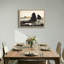 «Black and Beige Sea Stacks at Sunset Coast», art mural sur toile-1741703863