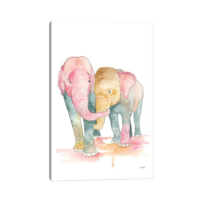 Elephants 1 Piece Painting on Canvas