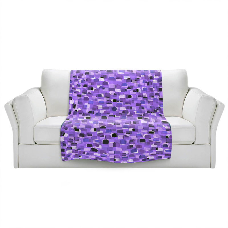 Couverture en sherpas 12 doux pois dot visions, l 51 po x L 60 po