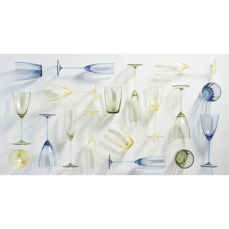 Luna Wine Glass, Citrine