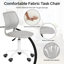 Chaise de bureau pivotante en tissu en maille pivotante à 360 ° Elkland avec hauteur réglable pour adolescent-2016893710