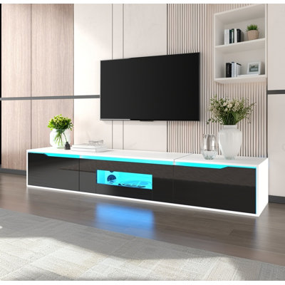 Meuble télé avec éclairage DEL à changement de couleur